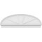 Ekena Millwork Elliptical 4 Spoke Architectural Grade PVC Combination Pediment, 66"W x 23-3/8"H x 2-3/4"P PEDPC066X235ELL04 - alternate 2